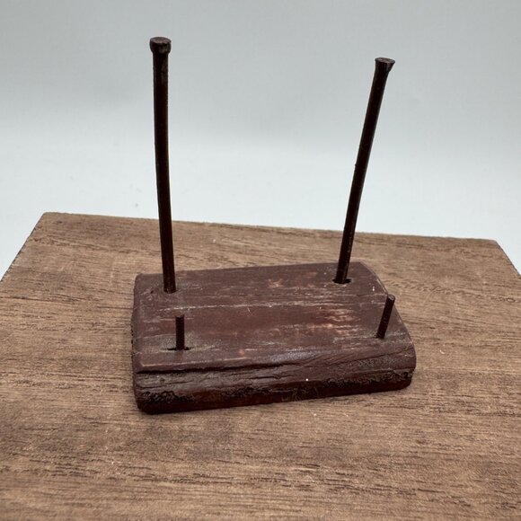 Prickly pear road runner painted tile southwest Arizona scene blue sky small tin - Picture 9 of 16